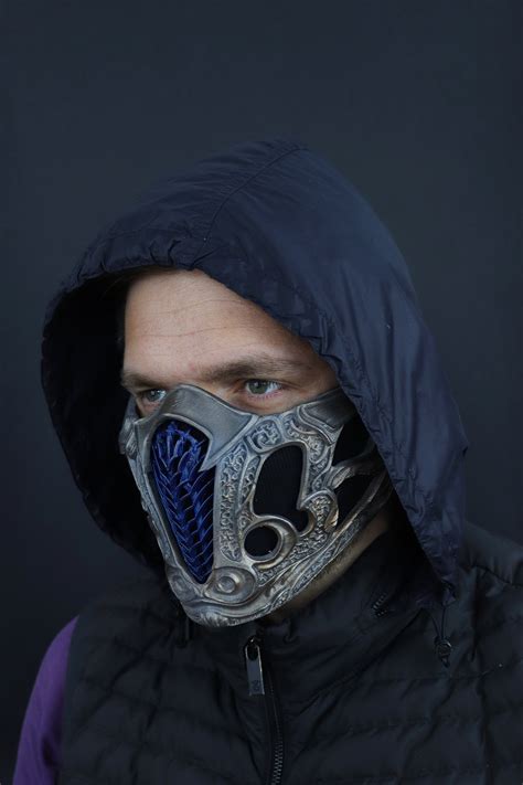 Sub Zero Face Mask Mortal Kombat Mask - Etsy UK