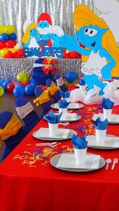 57 Smurfs Theme Party ideas | smurfs, smurfs party, party