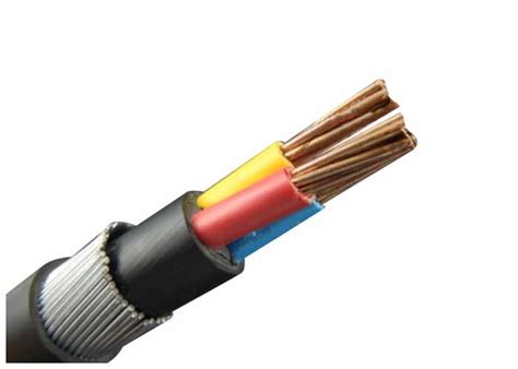 Low voltage XLPE Insulation PVC Sheath Steel Wire Armoured Electrical ...