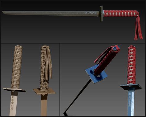 TMNT Leonardo - Katana - High poly by J-L-Art on DeviantArt