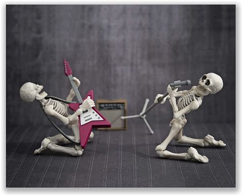 Music Skeleton Guitar Prints – Summit Designs