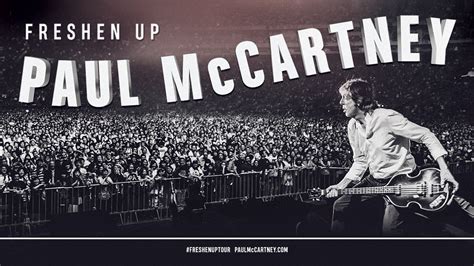 Sir Paul McCartney Announces 2018 "Freshen Up" Tour | setlist.fm