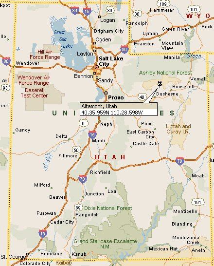 Altamont, Utah Map 4