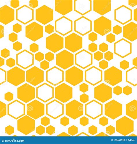 Vector Honey Seamless Pattern. Cartoon Vector | CartoonDealer.com #70517477