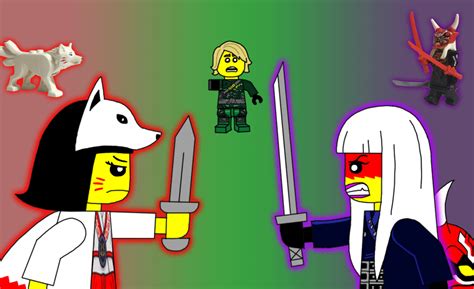 Ninjago Akita Vs Harumi by Gameboyreker on DeviantArt