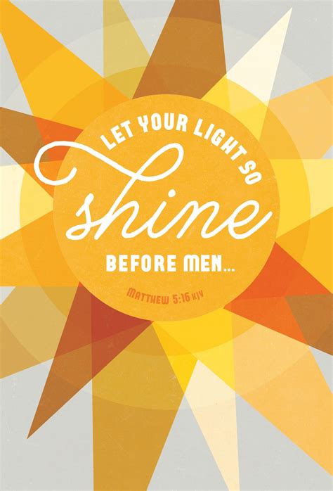 "Let your light so shine before men..." Matthew 5:16 KJV | When you send a Ministry Appreciation ...