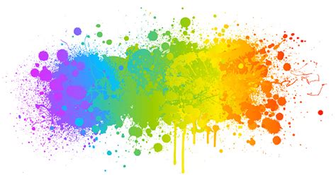 Rainbow Paint Splash Background Stock Illustration - Download Image Now ...