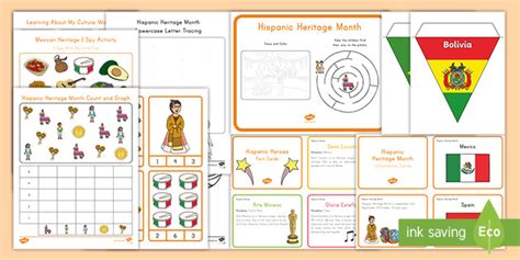 Hispanic Heritage Month Activity Pack | Printables | Twinkl