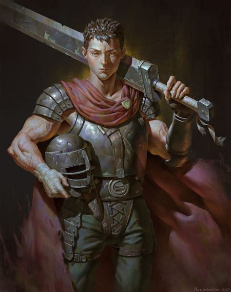 ArtStation - Guts, Naranbaatar Ganbold | Berserk, Fantasy character art ...