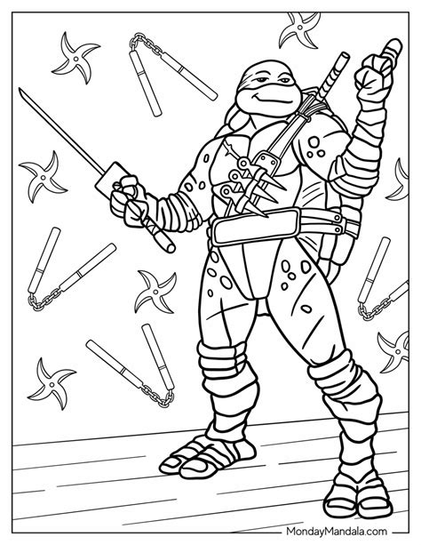 30 Ninja Turtles Coloring Pages (Free PDF Printables)