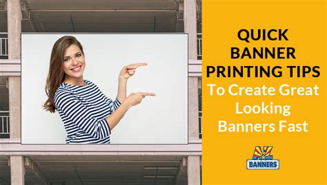 Quick Banner Printing Tips To Create Great Looking Banners Fast