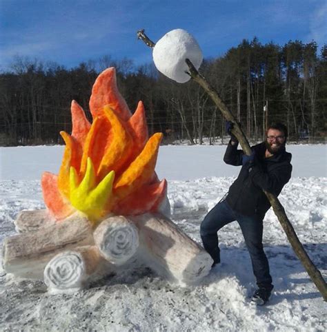 18 Snow Sculptures Show There's More To Winter Than Shoveling And ...