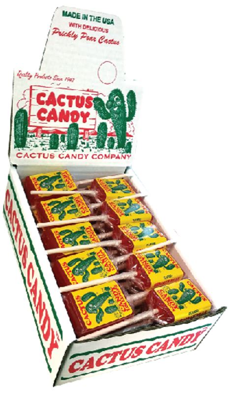 Cactus Candy™ Lollipop RED - Amelio C Enterprises, Inc