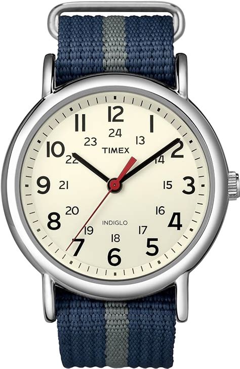 Buy Timex Weekender Indiglo Analog Beige Dial Unisex Watch - T2N654 at Amazon.in