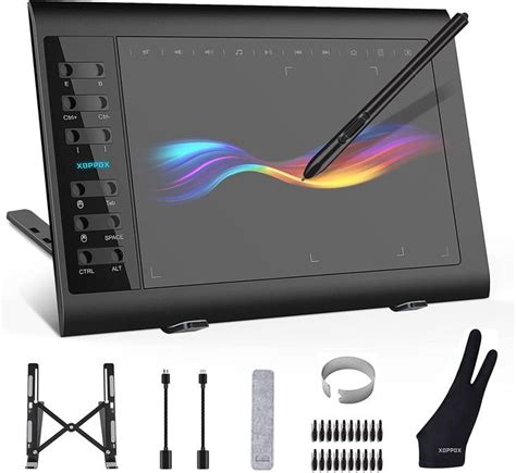 XOPPOX Graphics Drawing Tablet 10 x 6 Inch Large Active Area with 8192 ...