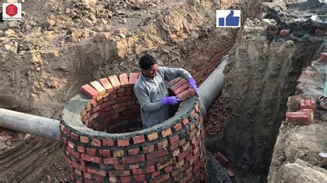 Brick Work Sewerage Manhole - YouTube