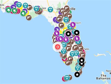 Theme Parks Florida 25+ Locations - Florida Adventure Map