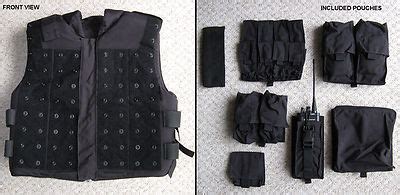 LAPD SWAT HRM Vest - Black - NEW (Guarder, Airsoft, Crye Multicam, SAS ...