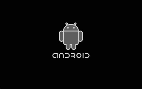 Black Logo Android Wallpapers - Wallpaper Cave