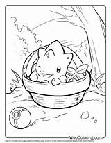 Chibi Pokemon Coloring Pages sketch template