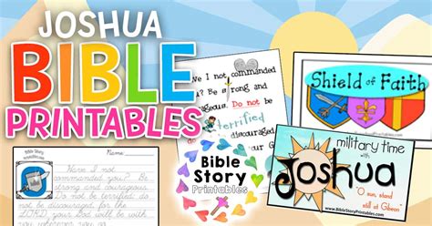 Joshua Bible Printables - Bible Story Printables