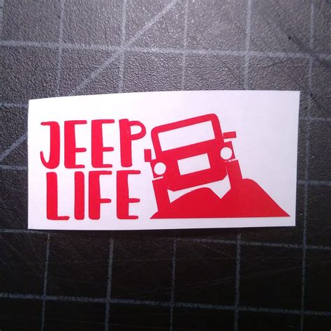 Jeep Life Vinyl Decal – Bella Rose Paper Co