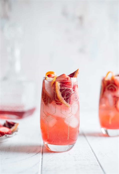 Strawberry Campari Gin Spritz - One Sweet Mess