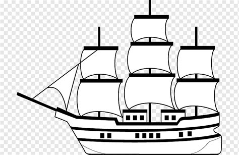 Caravel Ship Boat Drawing, trade, angle, monochrome, mode Of Transport png | PNGWing