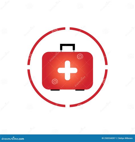 First Aid Icon on White Background Stock Vector - Illustration of ...