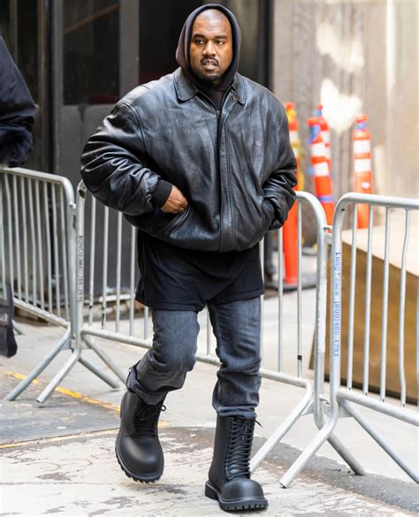 Kanye West's Balenciaga Spring 2023 Chunky Boots Outfit