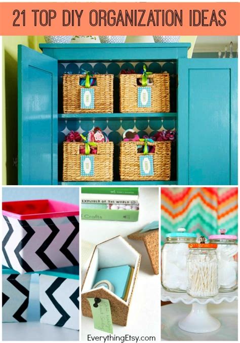 21 Top DIY Home Organization Ideas