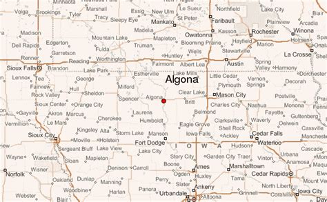 Algona, Iowa Location Guide