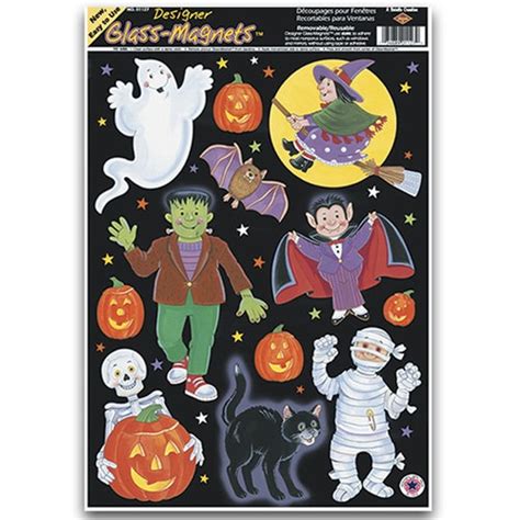 Halloween Character Window Clings (11/sheet) - PartyCheap