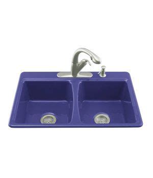 Cobalt blue kitchen sink...this is our color scheme, we need this! | Purple kitchen, Sink ...