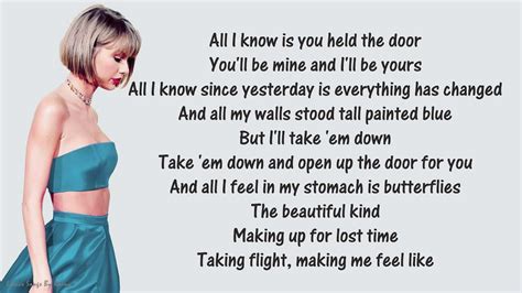 Taylor Swift - Everything Has Changed ft. Ed Sheeran | Lyrics Songs Chords - Chordify