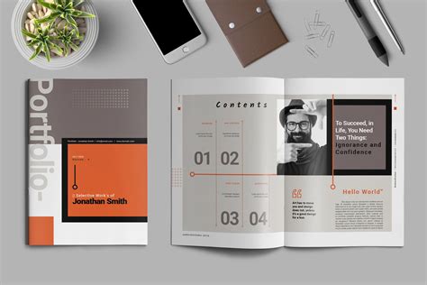 Minimalist Paper Portfolio - 9+ Examples, Tips