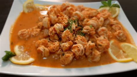 جمبري بالثوم Garlic shrimp - YouTube