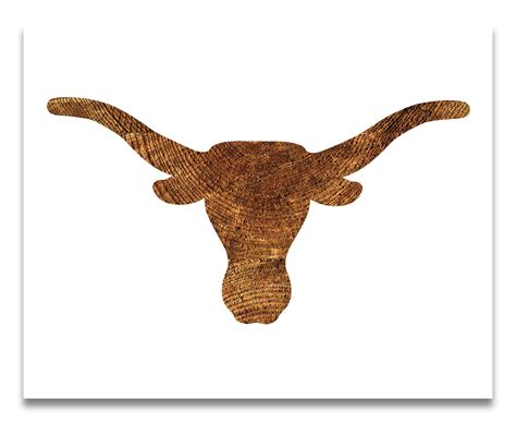 Texas Longhorn Stencil Reusable Color Draw & Paint Cool | Etsy