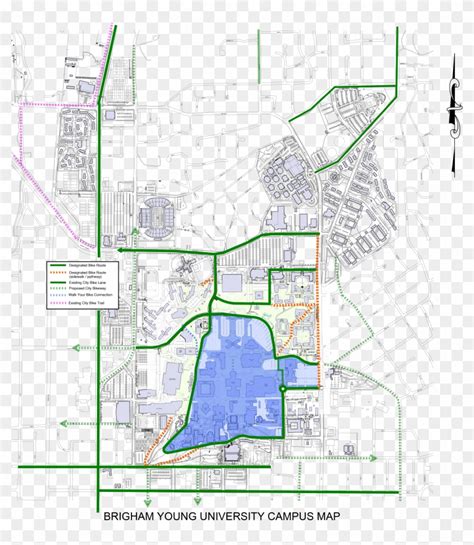 Byu Campus Map Clipart (#4393591) - PikPng