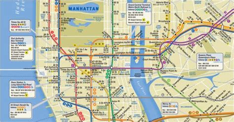 New York Subway Map With Streets - Map Of Stoney Lake