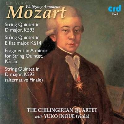 Wolfgang Amadeus Mozart: String Quintet in D major (K593), in E flat ...