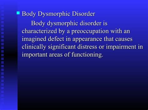 Somatoform disorders