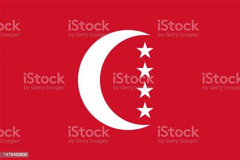 Simple Flag Of Anjouan Stock Illustration - Download Image Now ...