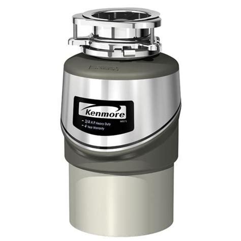 Kenmore Garbage Disposer 3/4 hp 60571 - Sears