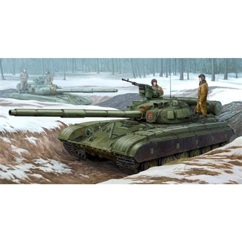 Kit Modello Russian T-64B Model 1975 MBT Trumpeter (-1581) nel 1001hobbies