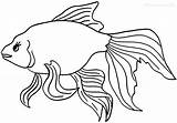 Printable Goldfish Coloring Pages For Kids sketch template