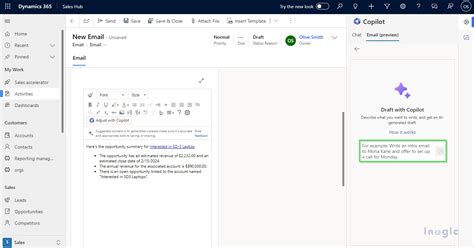 Compose or Reply to Emails using Copilot - Microsoft Dynamics 365 CRM Tips and Tricks