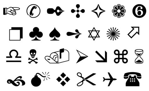 (2/7) I ♥ Typographic Symbols: Dingbats – Tracey Ullom