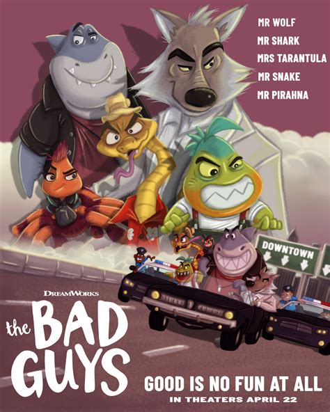 The Bad Guys Movie fanart poster by Artoonix-Webcomix on DeviantArt