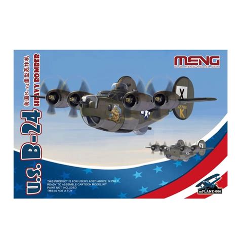 U.S. B-24 Heavy Bomber (Cartoon Model) Plastic Model Kit From RCMA Model & Hobby Shop